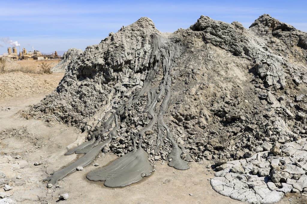 Salton Sea Mud Pot oozing mud
