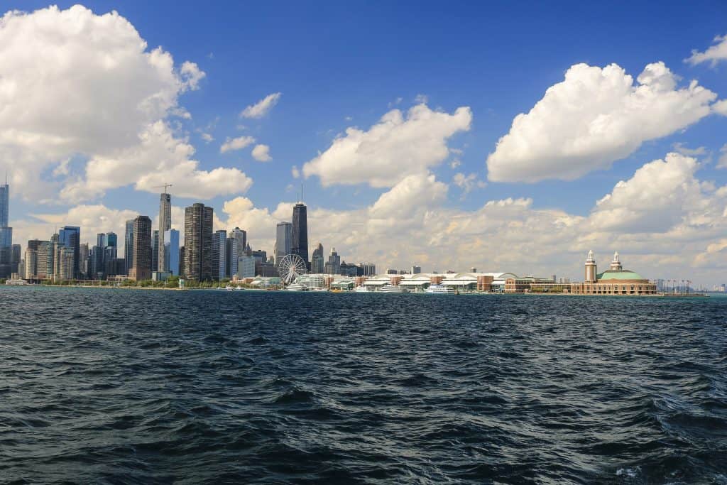 The Navy Pier in Chicago.