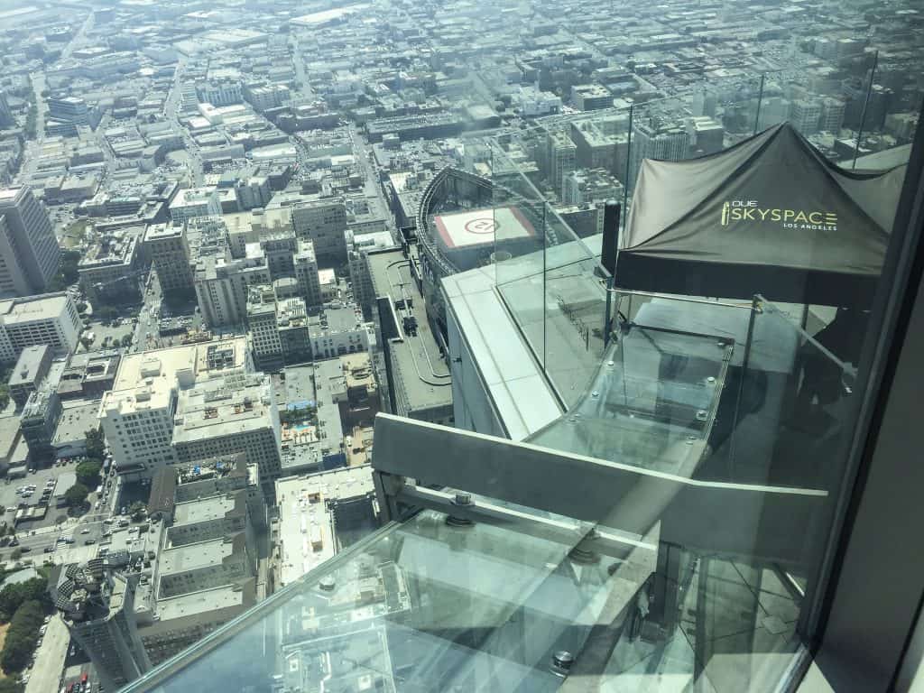 The Skyspace slide from the 70th floor of the U.S. Bank Tower.