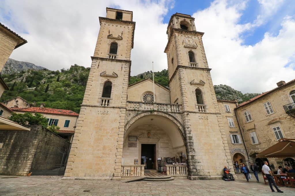 St. Tryphon's Cathedral in Old Town of Kotor