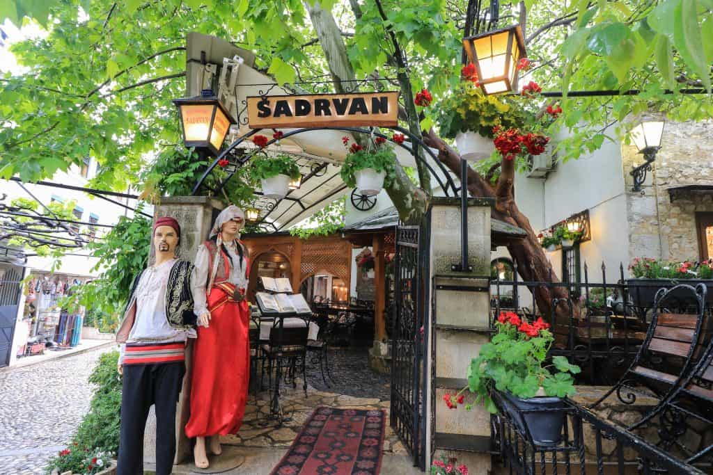 Sadrvan Restaurant in Mostar