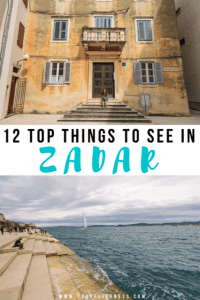 Zadar is a beautiful medieval Old Town along Croatia’s Adriatic Sea. Explore the Roman ruins, enjoy stunning sunsets and hear the Sea Organ. Read this post to find out the best things to do in Zadar today! #zadar #croatia #croatiatravel #explorecroatia 