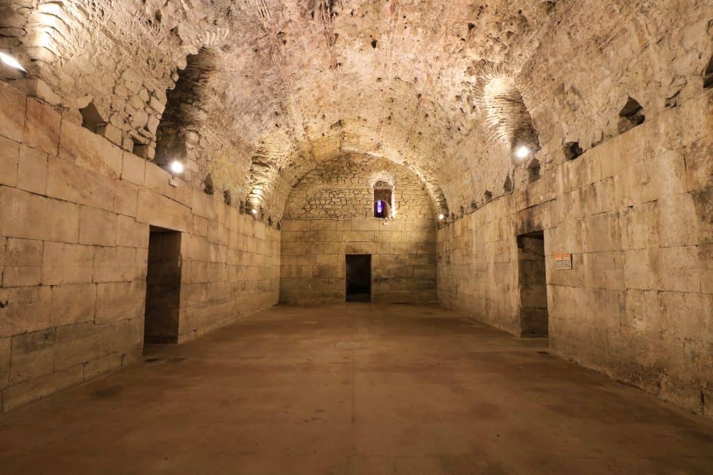A room in the Cellar of Diocletian's Palace