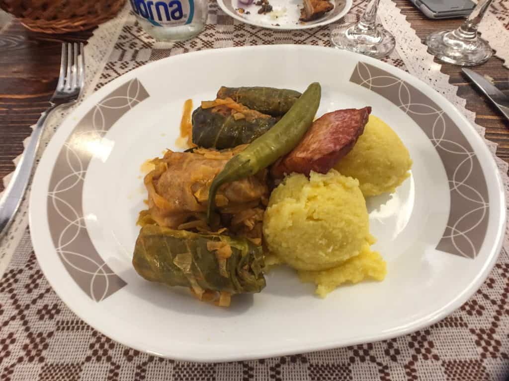 Delicious Romanian food sarmale