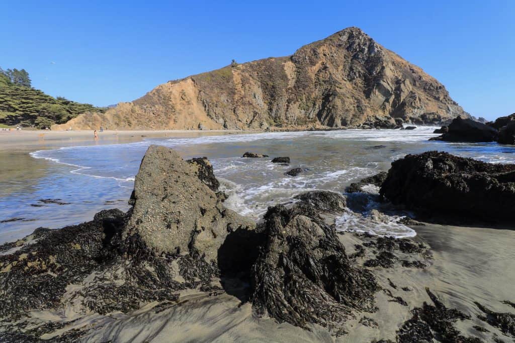 Pfeiffer Beach is one of the few beaches you can walk out on in Big Sur