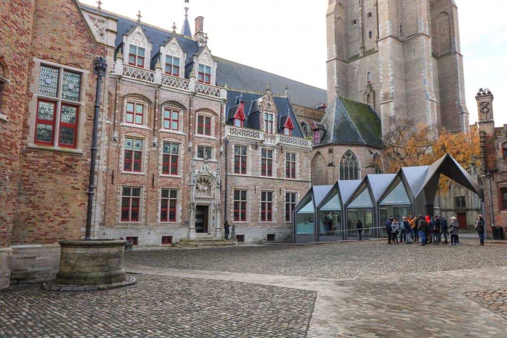 The old gruut house was home to one of the wealthiest families in Bruges