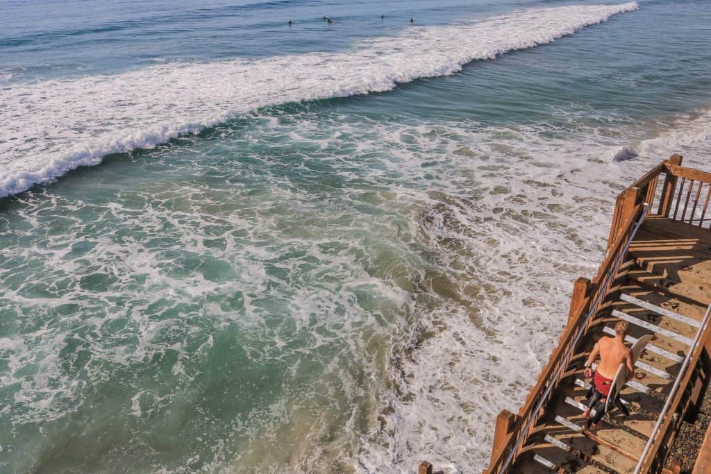 Surfers find Grandview Beach a popular surf spot