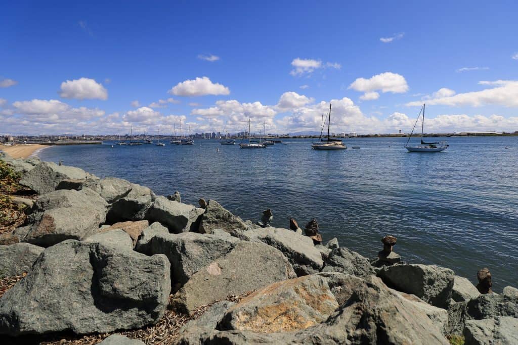 View of San Diego Bay from Shelter Island