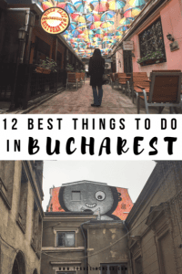 Bucharest has a fascinating history, awesome graffiti art, food and culture. Romania deserves a lot more attention than it gets and is a European gem. Follow this guide to know the best things to do in Bucharest when traveling there! #bucharest #romania #bucharestromania #bucharesttravel