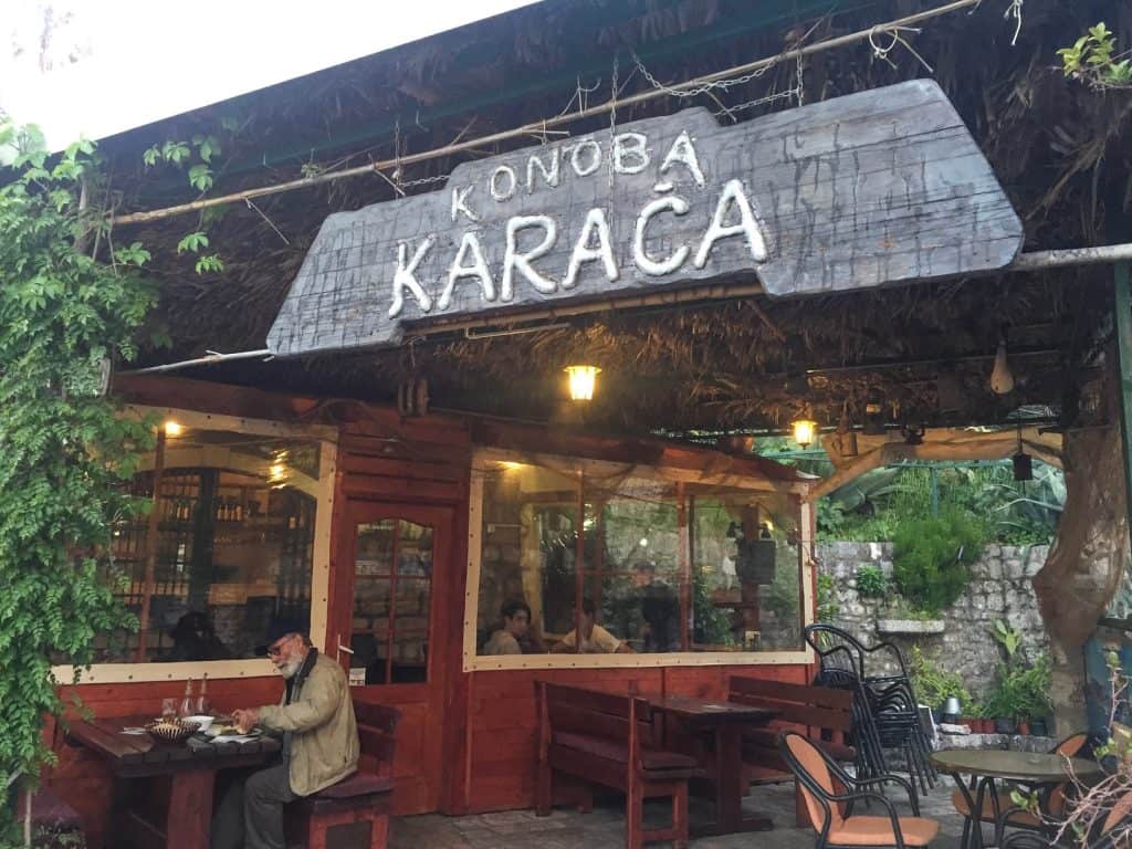 Delicious Konoba Karaca Restaurant in Herceg Novi, Montenegro