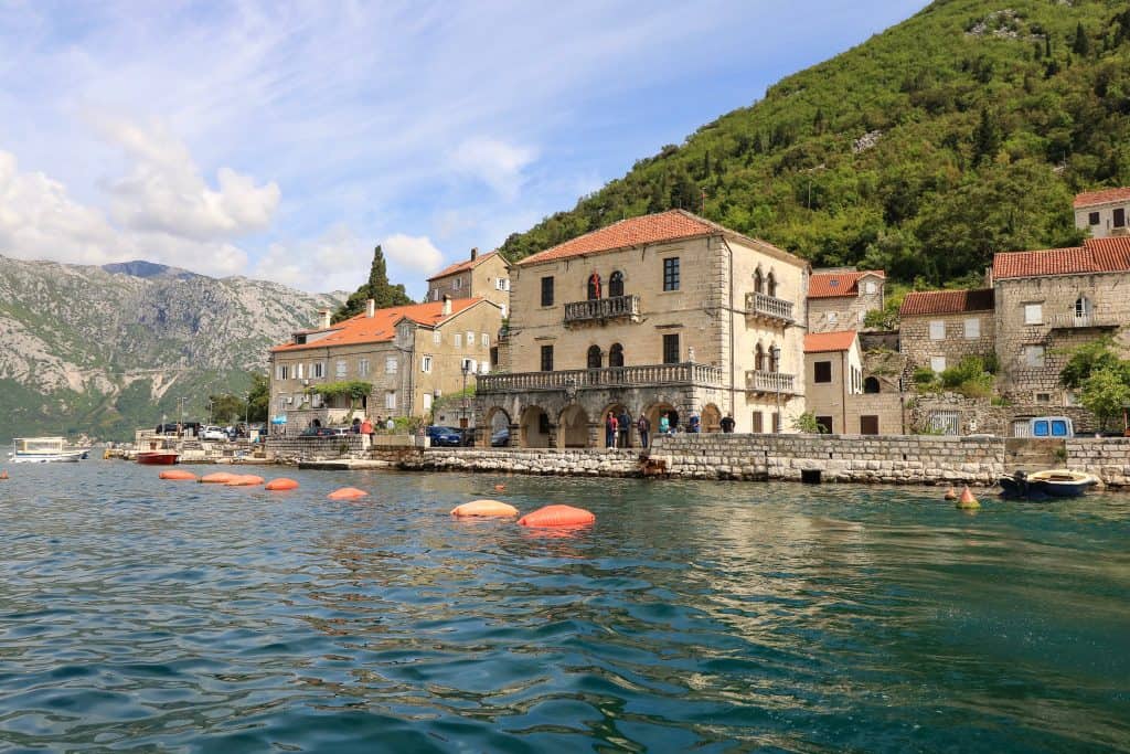 The charming town of Perast in Montenegro