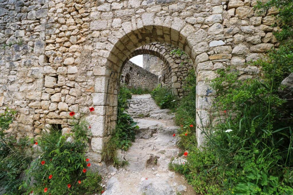 Beautiful fortress ruins of Pocitelj