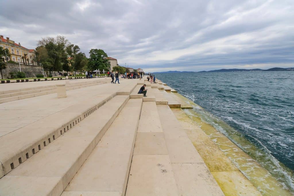 Steps of the Sea Organ in Zadar