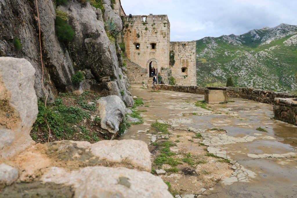 Walking among the ruins of Klis Fortress