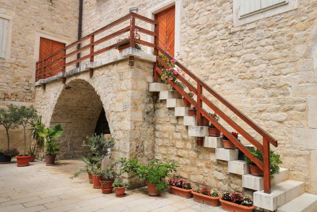 Adorable staircase in Split's Old Town 