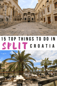 Split is a beautiful place on Croatia’s Adriatic Coast that has amazing beaches, Blue Cave and historic Old Town. Split is a very photogenic city that has many things to do for the ultimate trip! Read this must-see guide! #split #croatia #croatiatravel #splitcroatia