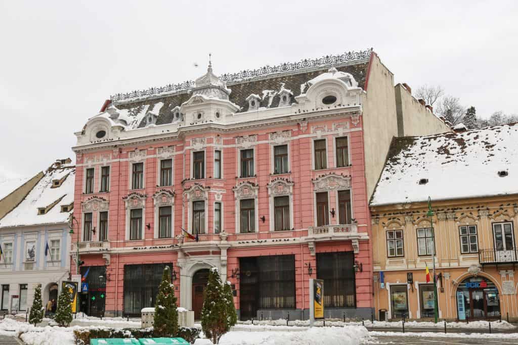 Beautiful pink building