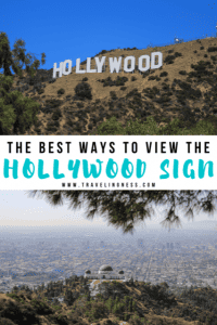 Always wanted to see the Hollywood Sign when visiting LA, California? One of the best things to do in Los Angeles is to view the sign while hiking in the Hollywood Hills! Read this post to find out the best places to see and photograph the Hollywood Sign! #hollywoodsign #hollywoodsignhike #losangeles #california 
