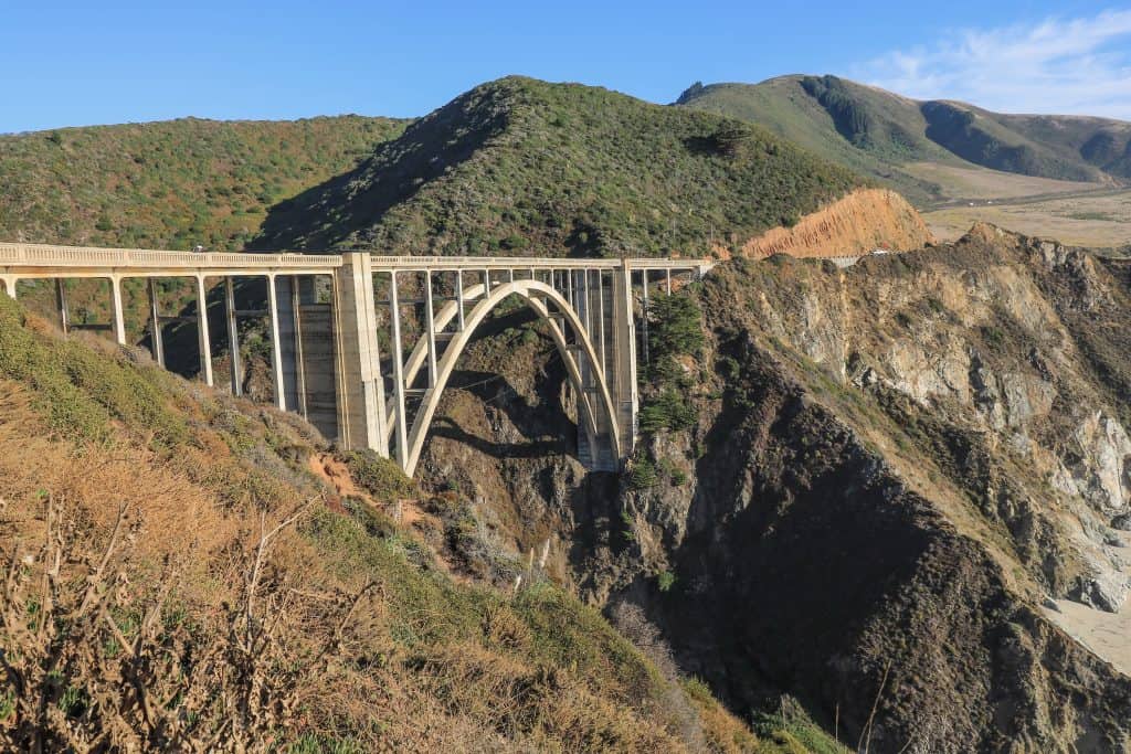 The Bixby Bridge is one of the highest single-span bridges in the world!