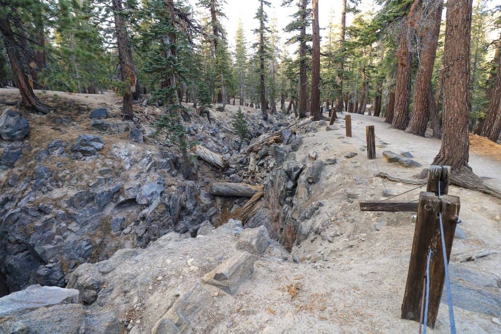 The Earthquake Fault is minutes from Mammoth Lakes