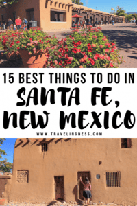 Planning to travel to Santa Fe, New Mexico? Santa Fe is full of fascinating history, tons of art galleries and gorgeous landscapes. Follow this guide to find out the best places to hike, things to do, restaurants and where to stay! #santafe #newmexico #newmexicotravel #newmexicotrue