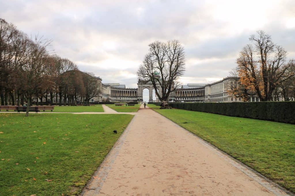 Cinquantenaire Park is an excellent place to take a stroll