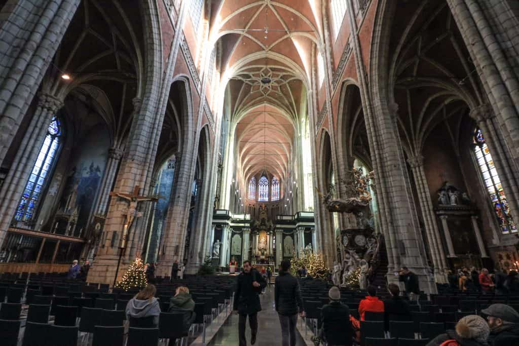 Inside St. Bavo's Cathedral