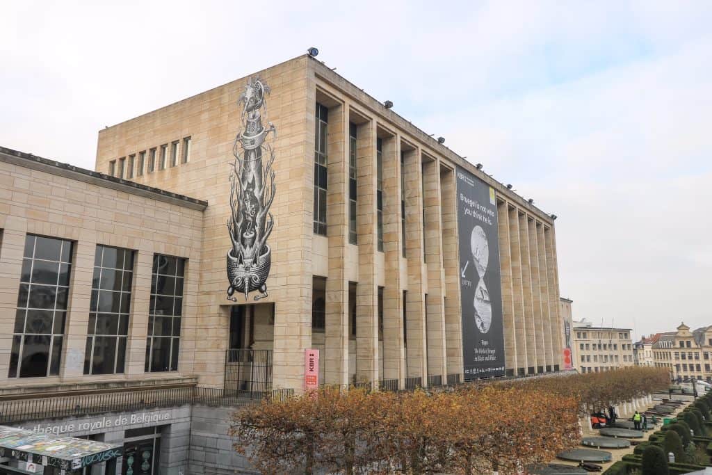 Royal Library of Belgium at Mont des Arts 