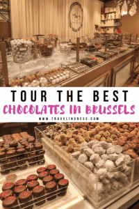The best chocolates in the world can be found in Belgium! Belgian chocolate such as pralines and truffles are the tastiest with so many types to choose from. Follow this guide and take your own chocolate tour to the most delicious chocolatier and sweet shops in Brussels!  #brussels #belgium #belgiumtravel #chocolatetour #belgianchocolate 