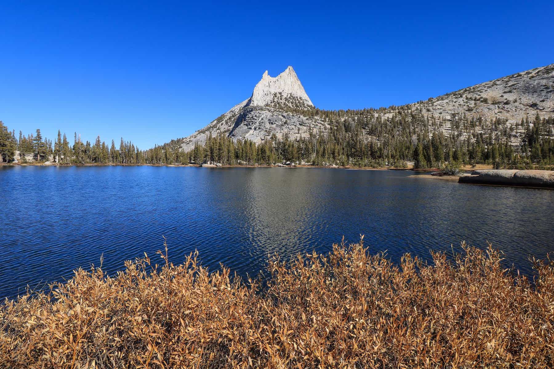 Upper Cathedral Lake in Yosemite