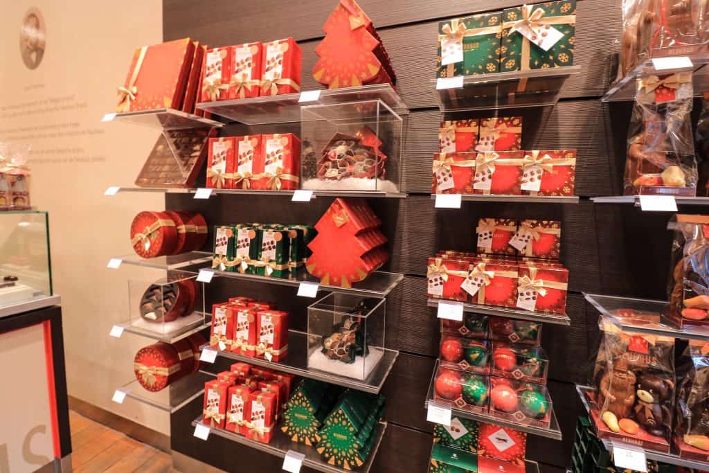 The Christmas season chocolate box packaging!