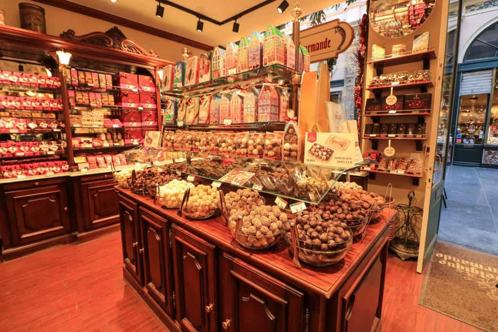 It really feels like walking into a scene of a movie chocolate shop
