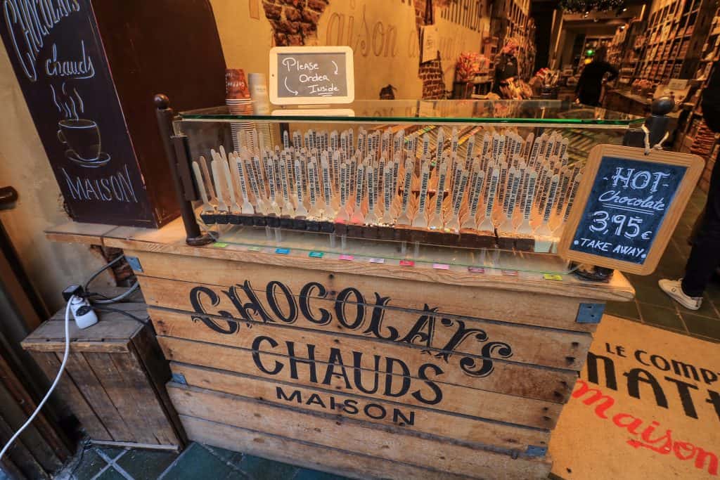Hot Chocolate spoons are a fun souvenir from Le Comptoir Mathilde