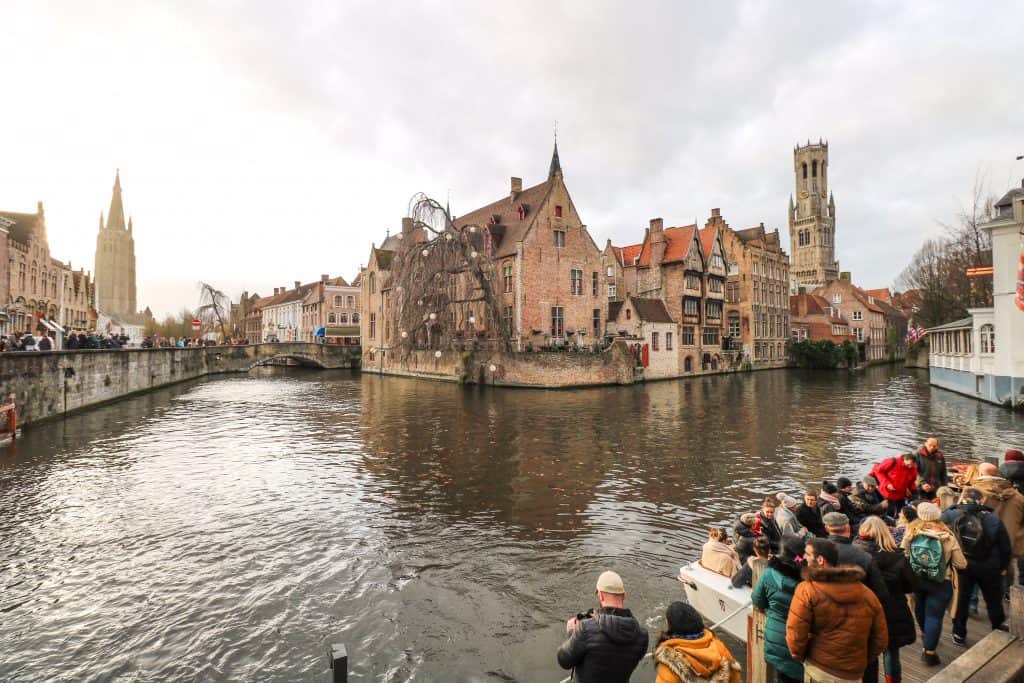 The main location to catch a canal boat ride in Rozenhoedkaai