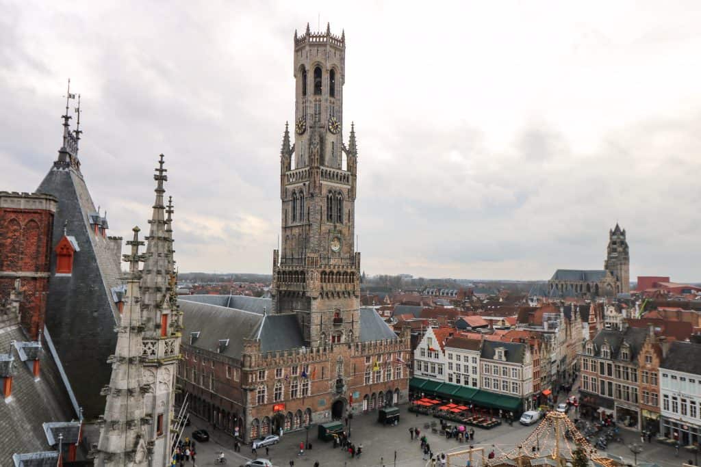 View of the Belfort from the Historium tower