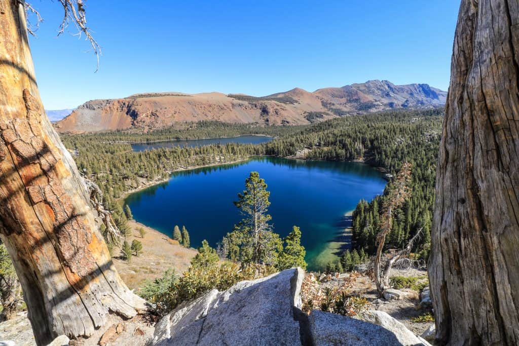 With views like this blue lake from above makes solo hiking is completely worth it...