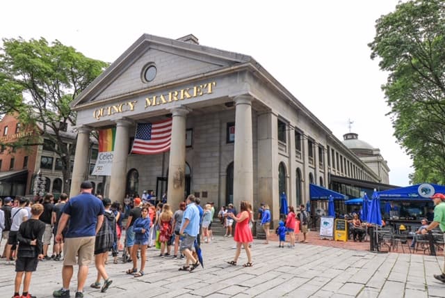 Quincy Market has many great places to eat!