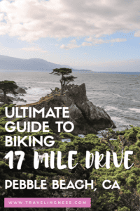Riding a bike is the perfect way to see the scenic coastline of 17 Mile Drive in Pebble Beach, California! In this guide find out the best points to stop along the way, tips and how to enjoy one of the most famous drives in the world!