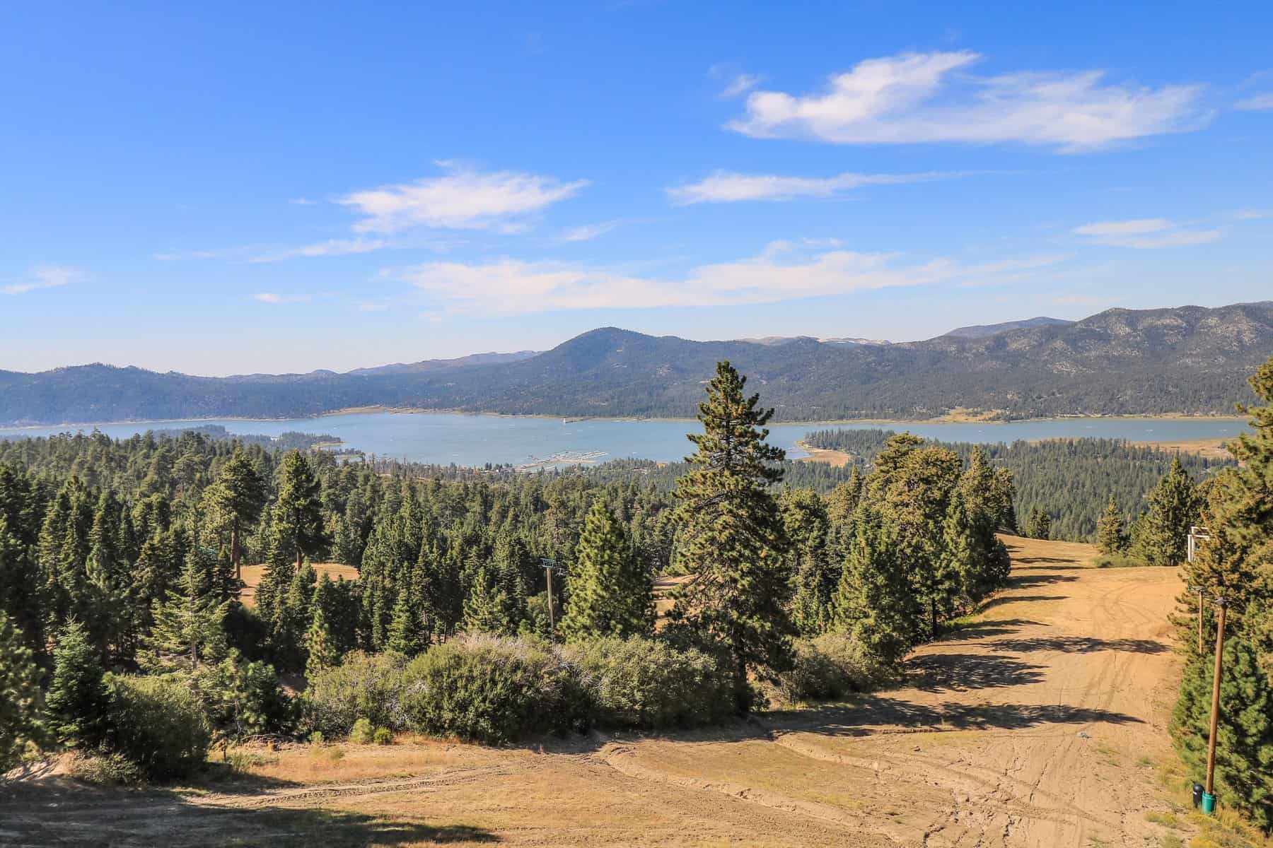 Landscape view of Big Bear Lake