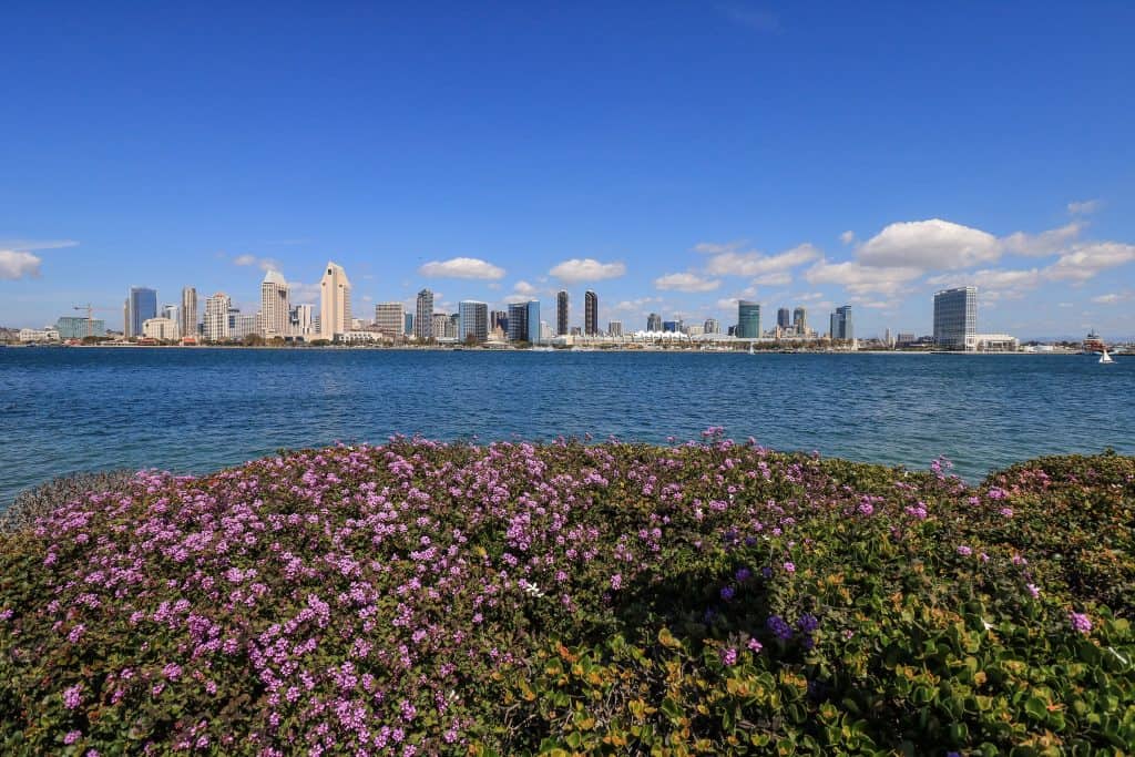 View of downtown San Diego from Coronado