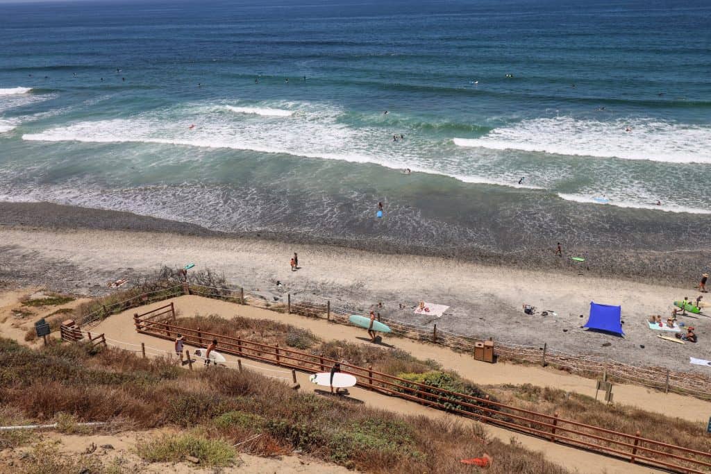 Beacon's Beach is a favorite among surfers