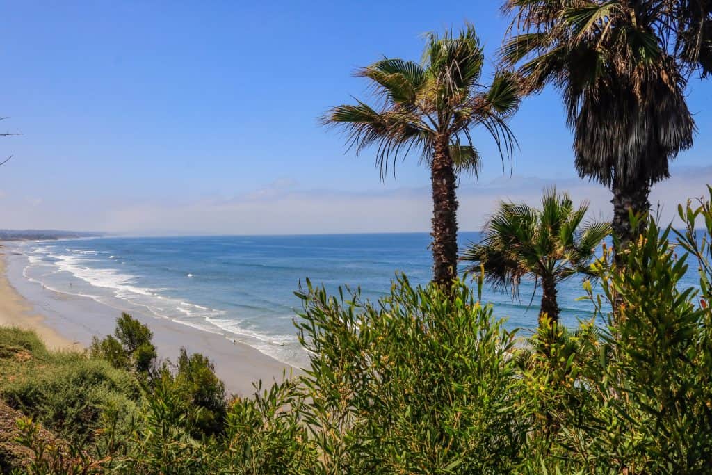 You can find a spectacular view from any beach in Encinitas