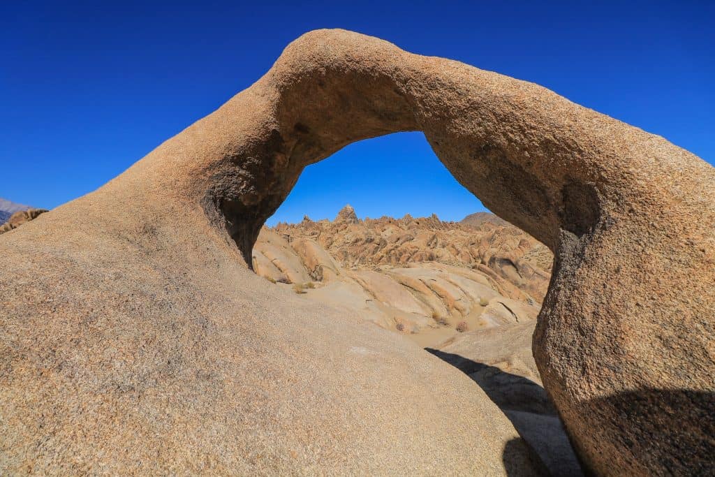 Looking through Mobius Arch on the opposite side!