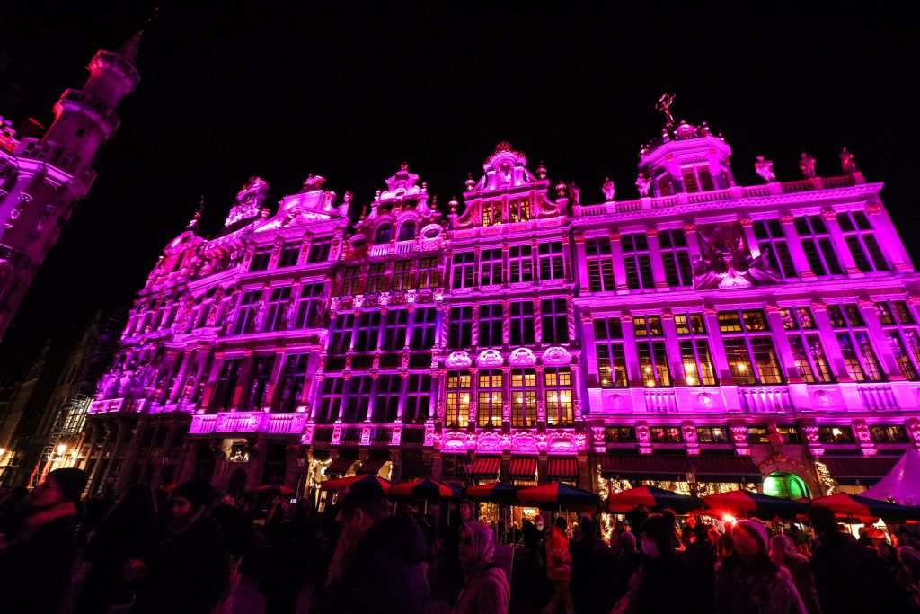 The light show will get you into the holiday spirit!