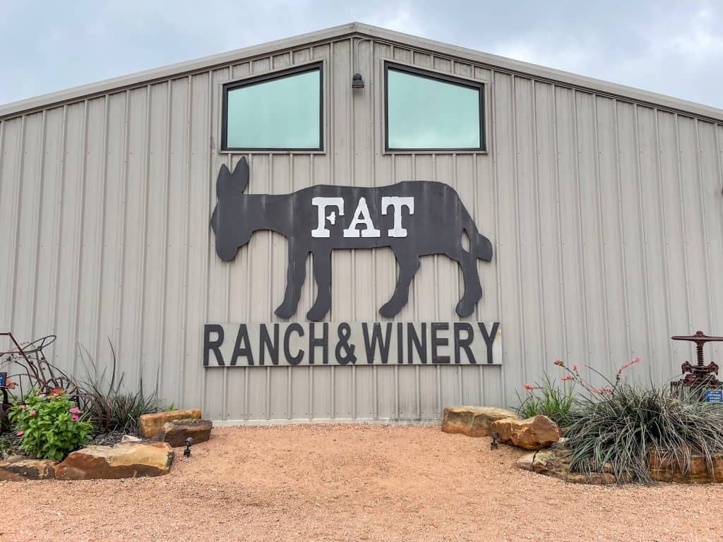 The Fat Ass Ranch & Winery have a cute and fun theme around their donkey.