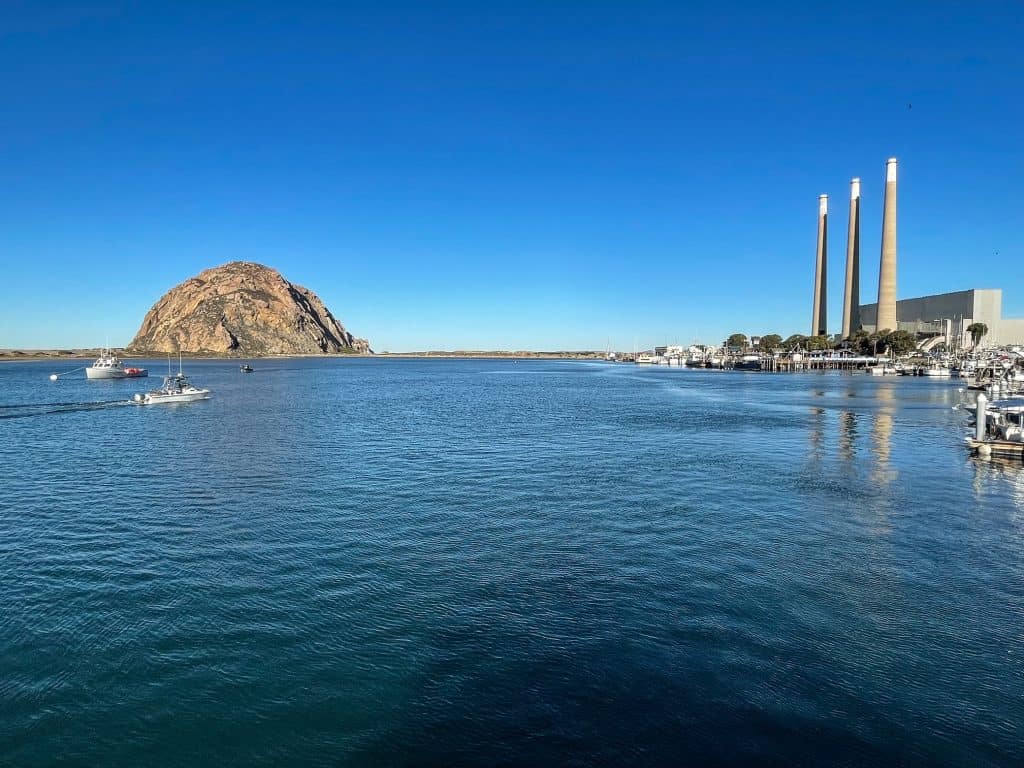 Viewing Morro Rock and the 3 stacks is one of the best things to do in Morro Bay, California.
