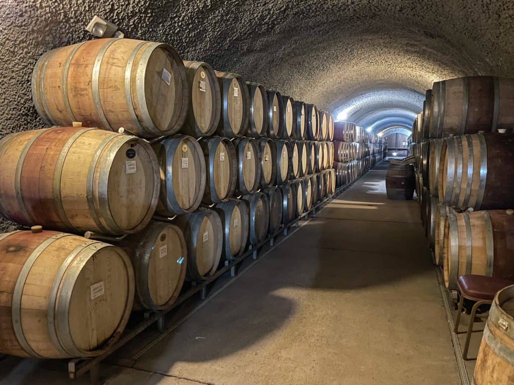 Take a wine cave tour at select Paso Robles wineries.