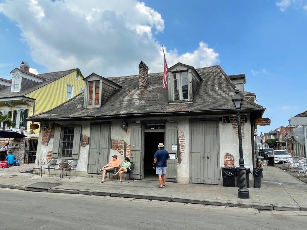 Lafitte's Blacksmith Bar in the French Quarter is the oldest bar in New Orleans and US.